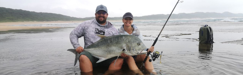 Giant Trevally Kosi Bay Fly Fishing South Africa